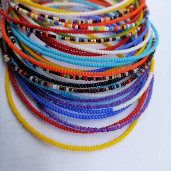 30 Beaded anklets/Wholesale anklets/anklets wholesale/anklets for women/Beaded ankle bracelets/ Anklets/seed bead Anklets/African jewelry