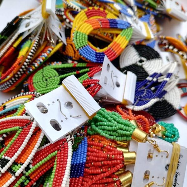 10 pcsWholesale earrings , Maasai earrings 10 pairs, colorful Maasai earrings , women jewelry , Assorted earrings , Masaai colorful earrings