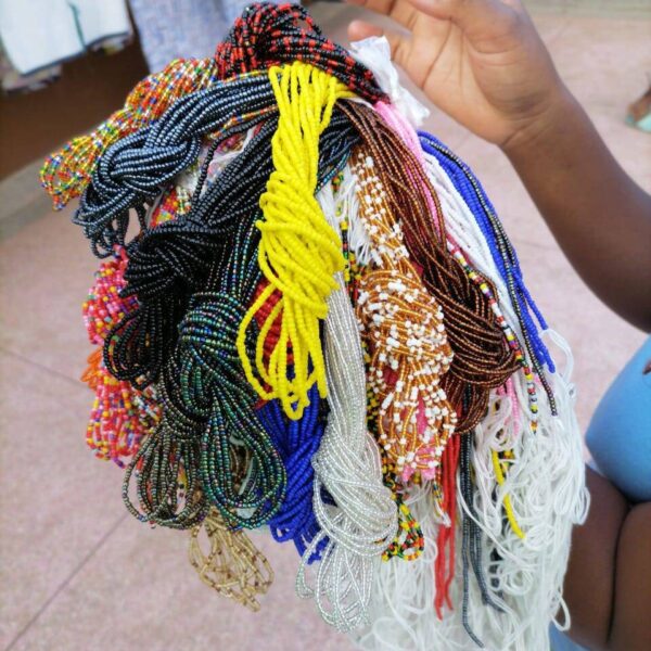 100 Wholesale waist beads / Waist beads / African waist beads / Cotton thread waist jewelry / Waist beads set of 100 / Waist jewelry