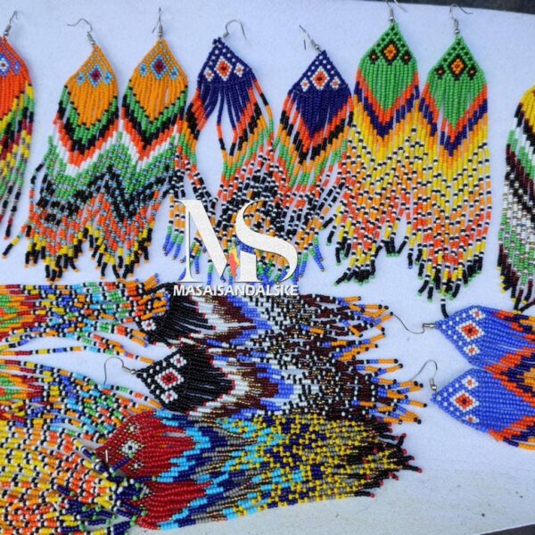 Wholesale Maasai earrings / African beaded earrings / Maasai earrings /wholesale Beaded earrings / African jewelry / African Masai earrings