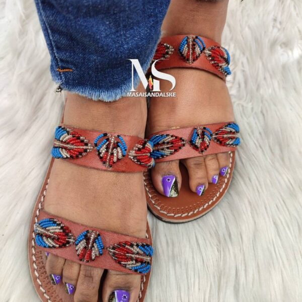 Gladiator sandals , Women sandals , Maasai sandals , Leather sandals ,Beaded sandals , Bohemian sandals , African sandals , gift for her
